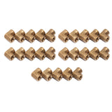 LTWFITTING Lead Free Brass Pipe Fitting 90 Deg 1/8 Inch Female NPT Elbow Air Fuel Water(Pack of 25)