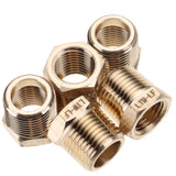 LTWFITTING Lead Free Brass Hex Pipe Bushing Reducer Fittings 3/8 Inch Male x 1/4 Inch Female NPT (Pack of 5)
