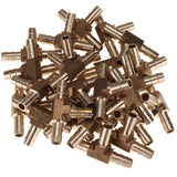 LTWFITTING Lead Free Brass Barb Tee Fitting 1/4 Inch ID Hose for Water Fuel Boat (Pack of 300)