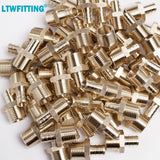 LTWFITTING Lead Free Brass PEX Adapter Fitting 1/2-Inch PEX x 1/2-Inch Male NPT Crimp Adaptor (Pack of 300)