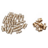 LTWFITTING Value Pack Lead Free Brass 1/2-Inch PEX x 3/4-Inch Male NPT Crimp Adaptor and PEX Reducing Coupling (Pack of 35)