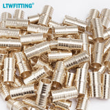 LTWFITTING Lead Free Brass PEX Crimp Fitting 1-Inch PEX Coupling (Pack of 200)