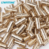 LTWFITTING Lead Free Brass PEX Crimp Fitting 3/4-Inch PEX Coupling (Pack of 300)