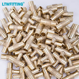 LTWFITTING Lead Free Brass PEX Crimp Fitting 3/4-Inch x 3/4-Inch x 1/2-Inch PEX Tee (Pack of 300)