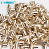 LTWFITTING Lead Free Brass PEX Crimp Fitting 3/4-Inch x 3/4-Inch x 3/4-Inch PEX Tee (Pack of 200)