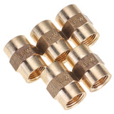 LTWFITTING Lead Free Brass Pipe Fitting 1/8 Inch Female NPT Coupling Water (Pack of 5)
