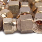 LTWFITTING Brass 5/8 Inch OD x 1/2 Inch OD Flare Forged Reducing Swivel Nut Union Tube Fitting(Pack of 80)