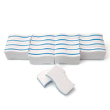 LTWHOME High Density Extra Large Magic Cleaning Eraser Wave Type Melamine Sponge XL(5.5 Inch x 2.75 Inch x 1.37 Inch)(Pack of 20)