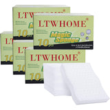 LTWHOME Magic Cleaning Extra Power Sponges Melamine Foam 115X 90X 20mm (Pack of 50)