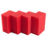 LTWHOME Medium Red Foam Filter Sponge Fit for Oase Biotec Screenmatic 18 & 36 Pond Filter (Pack of 4)