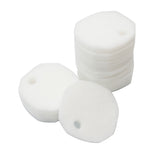 LTWHOME Poly Filter Wool Pads Fit for AquaOne Aqua One AQUIS 700/750 and 500/550 (Pack of 12)