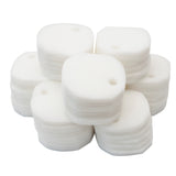 LTWHOME Poly Filter Wool Pads Fit for AquaOne Aqua One AQUIS 700/750 and 500/550 (Pack of 50)