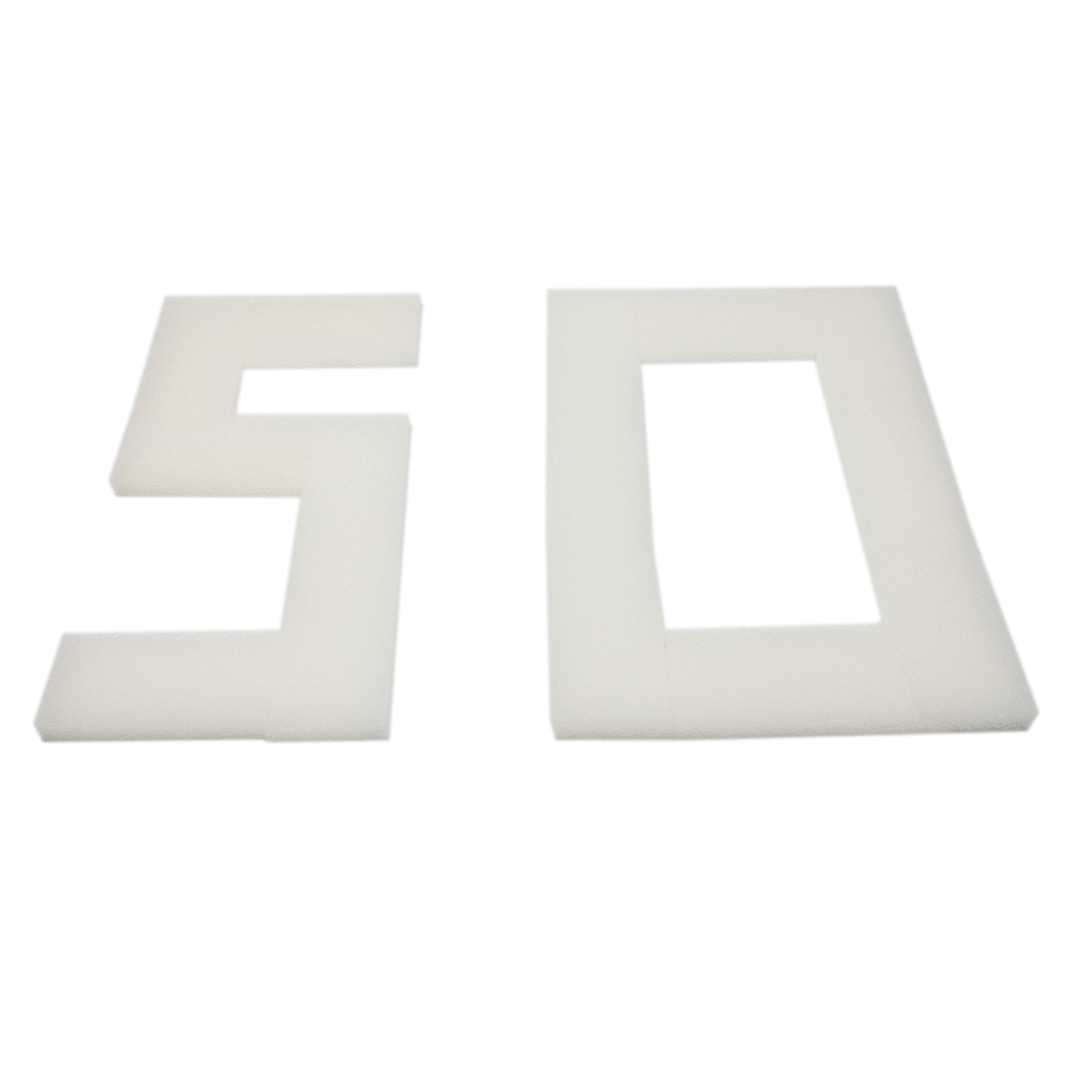 LTWHOME Compatible Foam Filters Suitable for Interpet Pf3 Internal Filter(Pack of 50)