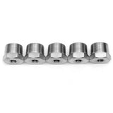LTWFITTING Bar Production Stainless Steel 316 Pipe Hex Bushing Reducer Fittings 3/4 Inch Male x 1/8 Inch Female NPT Fuel Water Boat (Pack of 5)