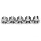 LTWFITTING Bar Production Stainless Steel 316 Pipe Hex Bushing Reducer Fittings 1 Inch Male x 3/4 Inch Female NPT Fuel Water Boat (Pack of 5)