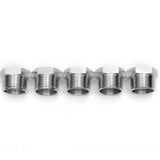 LTWFITTING Bar Production Stainless Steel 316 Pipe Hex Bushing Reducer Fittings 1 Inch Male x 1/4 Inch Female NPT Fuel Water Boat (Pack of 5)