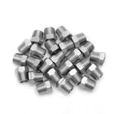 LTWFITTING Bar Production Stainless Steel 316 Pipe Hex Bushing Reducer Fittings 1/4 Inch Male x 1/8 Inch Female NPT Fuel Water Boat (Pack of 25)
