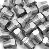 LTWFITTING Bar Production Stainless Steel 316 Pipe Hex Bushing Reducer Fittings 1/4 Inch Male x 1/8 Inch Female NPT Fuel Water Boat (Pack of 500)