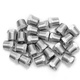LTWFITTING Bar Production Stainless Steel 316 Pipe Hex Bushing Reducer Fittings 3/8 Inch Male x 1/8 Inch Female NPT Fuel Water Boat (Pack of 25)