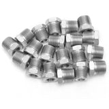 LTWFITTING Class 3000 Stainless Steel 316 Pipe Hex Bushing Reducer Fittings 1/2 Inch Male x 1/4 Inch Female NPT (Pack of 20)