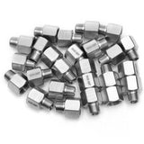 LTWFITTING Bar Production Stainless Steel 316 Pipe Fitting 3/8 Inch Female x 1/4 Inch Male NPT Adapter Air Fuel Water (Pack of 25)