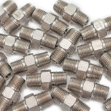 LTWFITTING Class 3000 Stainless Steel 316 Pipe Hex Nipple Fitting 1/8 Inch Male NPT Air Fuel Water (Pack of 500)