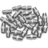 LTWFITTING Stainless Steel 316 Pipe Hex Nipple Fitting 1/4 Inch Male NPT Air Fuel Water (Pack of 25)