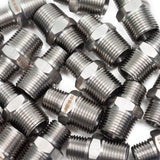 LTWFITTING Bar Production Stainless Steel 316 Pipe Hex Reducing Nipple Fitting 3/8 Inch x 1/4 Inch Male NPT Water Boat (Pack of 500)