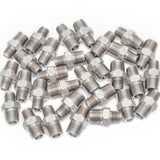 LTWFITTING Class 3000 Stainless Steel 316 Pipe Hex Reducing Nipple Fitting 3/8 Inch x 1/4 Inch Male NPT (Pack of 30)
