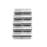 LTWFITTING Bar Production Stainless Steel 316 Barb Splicer Mender 3/4 Inch Hose ID Fitting Air Water Fuel Boat (Pack of 5)