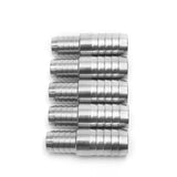 LTWFITTING Bar Production Stainless Steel 316 Barb Splicer Mender 5/8 Inch Hose ID x 3/8 Inch Hose ID Fitting Air Water Fuel Boat (Pack of 5)
