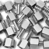 LTWFITTING Bar Production Stainless Steel 316 Barb Fitting Coupler 1/4 Inch Hose ID x 3/8 Inch Female NPT Air Fuel Water (Pack of 500)