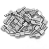 LTWFITTING Bar Production Stainless Steel 316 Barb Fitting Coupler 3/8 Inch Hose ID x 3/8 Inch Female NPT Air Fuel Water (Pack of 25)