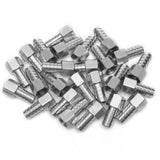 LTWFITTING Bar Production Stainless Steel 316 Barb Fitting Coupler 1/2 Inch Hose ID x 3/8 Inch Female NPT Air Fuel Water (Pack of 25)