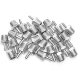 LTWFITTING Bar Production Stainless Steel 316 Barb Fitting Coupler/Connector 1/4 Inch Hose ID x 1/2 Inch Male NPT Air Fuel Water (Pack of 25)