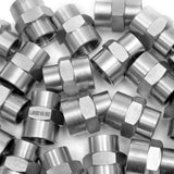 LTWFITTING Bar Production Stainless Steel 316 Pipe Fitting 3/8 Inch x 1/4 Inch Female NPT Reducing Coupling Water Boat (Pack of 400)