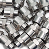 LTWFITTING Bar Production Stainless Steel 316 Pipe Fitting 1/2 Inch x 1/4 Inch Female NPT Reducing Coupling Water Boat (Pack of 300)