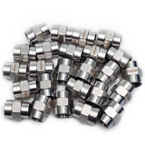 LTWFITTING Bar Production Stainless Steel 316 Pipe Fitting 1/2 Inch x 3/8 Inch Female NPT Reducing Coupling Water Boat (Pack of 25)