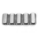 LTWFITTING Class 3000 Stainless Steel 316 Pipe Fitting 1/8 Inch Female NPT Coupling Water Boat (Pack of 5)