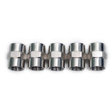 LTWFITTING Bar Production Stainless Steel 316 Pipe Fitting 1/4 Inch Female NPT Coupling Water Boat (Pack of 5)