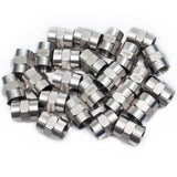 LTWFITTING Bar Production Stainless Steel 316 Pipe Fitting 1/2 Inch Female NPT Coupling Water Boat (Pack of 25)